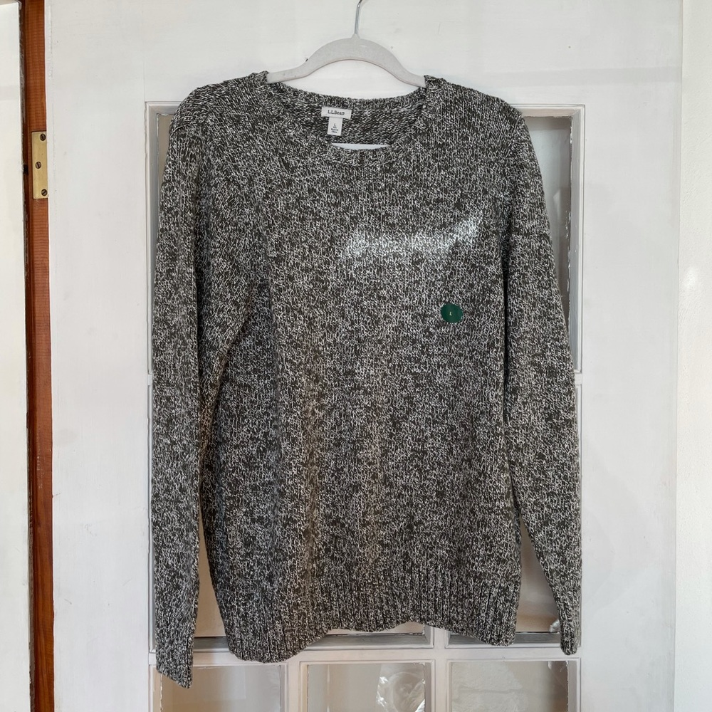 L.L. Bean Green Sweater NWT